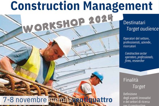 NEW FRONTIERS OF CONSTRUCTION MANAGEMENT WORKSHOP 24-CMW 24