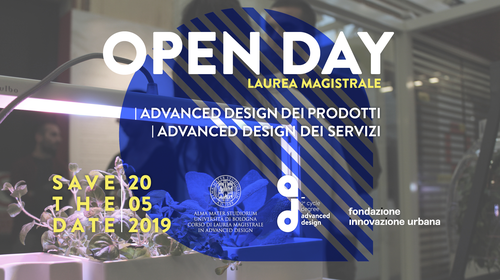 banner evento Open Day 2019 Ad Design fb loghi