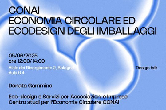CONAI, ECONOMIA CIRCOLARE ED ECODESIGN DEGLI IMBALLAGGI CONAI, ECONOMIA CIRCOLARE ED ECODESIGN DEGLI IMBALLAGGI