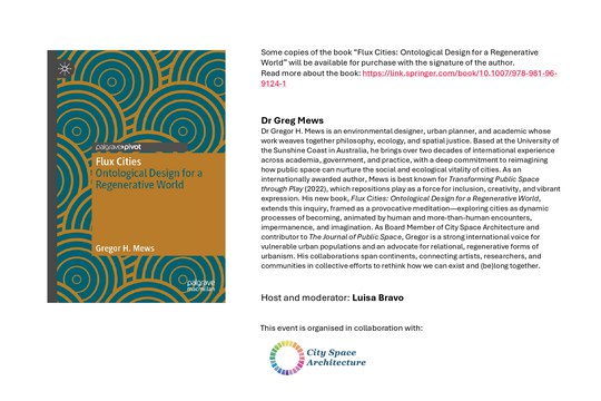 FLUX CITIES: ONTOLOGICAL DESIGN FOR A REGENERATIVE WORLD