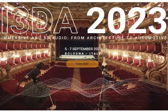 I3DA - IMMERSIVE AND 3D AUDIO - FROM ARCHITECTURE TO AUTOMOTIVE