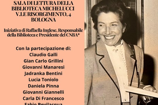 INCONTRI IN BIBLIOTECA: LA FIGURA DI RAFFAELLA ROSSI MANARESI 1924-2011 1924-2011