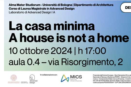 LA CASA MINIMA. A HOUSE IS NOT A HOME