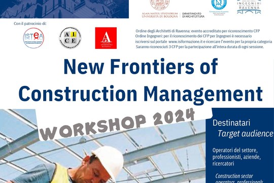 NEW FRONTIERS OF CONSTRUCTION MANAGEMENT WORKSHOP 24-CMW 24