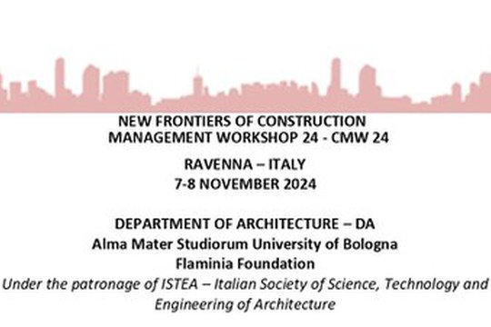 NEW FRONTIERS OF CONSTRUCTION MANAGEMENT WORKSHOP 24