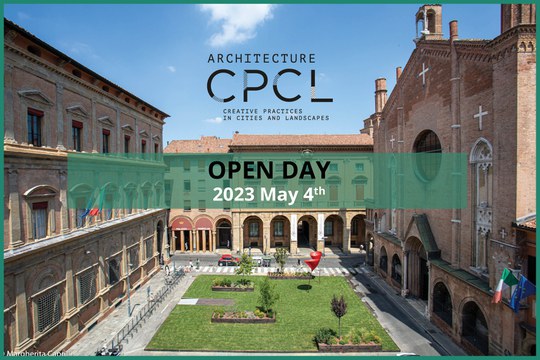 OPEN DAY OF THE INTERNATIONAL MASTER'S DEGREE IN ARCHITECTURE AND CREATIVE PRACTICES FOR THE CITY AND LANDSCAPE [LM-4]