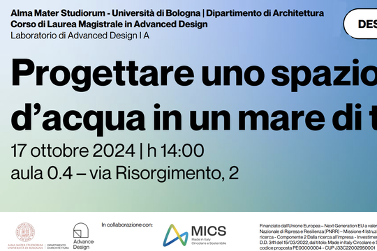 PROGETTARE UNO SPAZIO D'ACQUA IN UN MARE DI TERRA