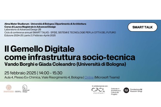 SMART TALKS: IL GEMELLO DIGITALE COME INFRASTRUTTURA SOCIO-TECNICA