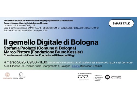 SMART TALKS: IL GEMELLO DIGITALE DI BOLOGNA