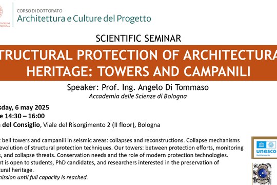 STRUCTURAL PROTECTION OF ARCHITECTURAL HERITAGE: TOWERS AND CAMPANILI STRUCTURAL PROTECTION OF ARCHITECTURAL HERITAGE: TOWERS AND CAMPANILI